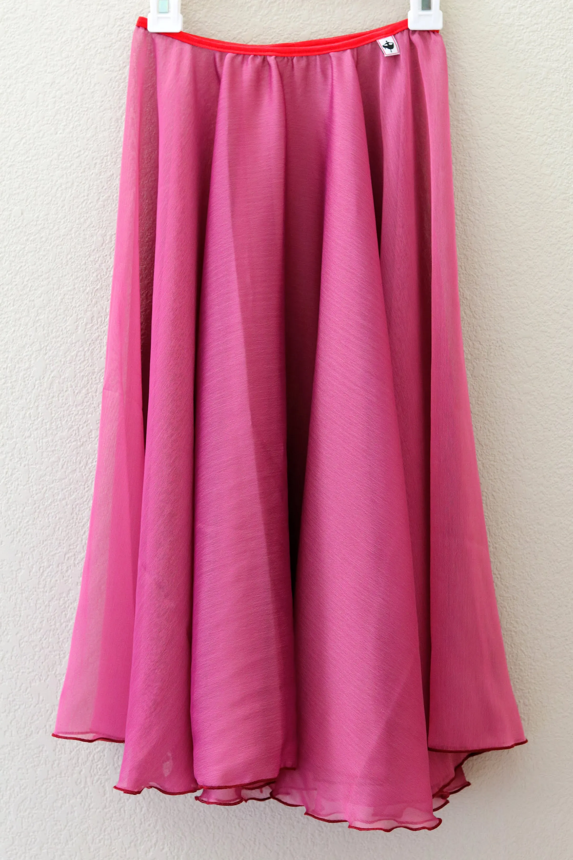 【 Iridescent  Chiffon】Rehearsal long flowy skirt