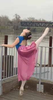 【 Iridescent  Chiffon】Rehearsal long flowy skirt
