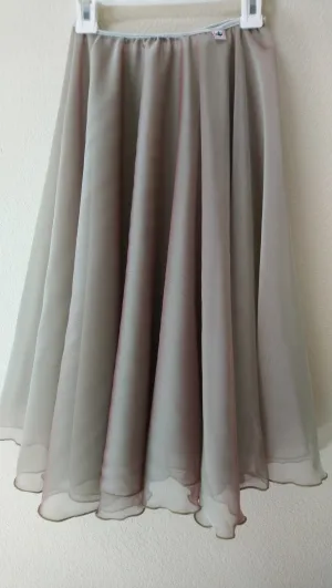 【 Iridescent Chiffon】Rehearsal long flowy skirt