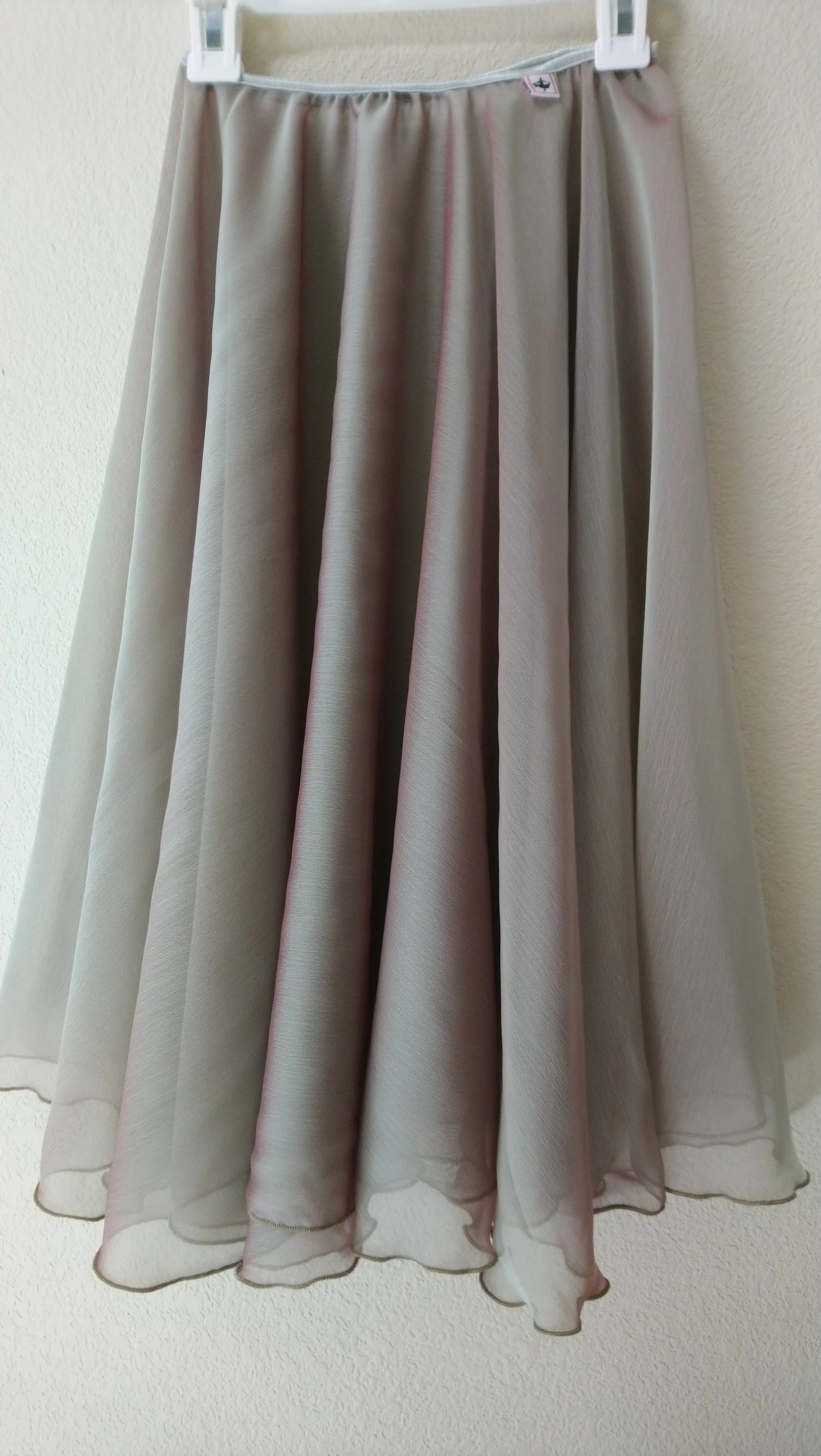 【 Iridescent Chiffon】Rehearsal long flowy skirt