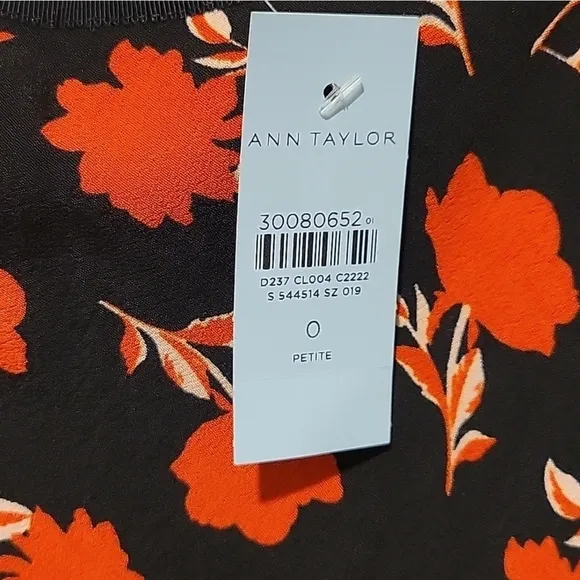 ❤️ NWT! ANN TAYLOR FLORAL MAXI SKIRT, 0P (25 PETITE)