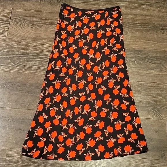 ❤️ NWT! ANN TAYLOR FLORAL MAXI SKIRT, 0P (25 PETITE)