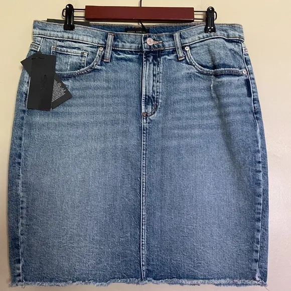 🆕 SILVER JEANS SKIRT