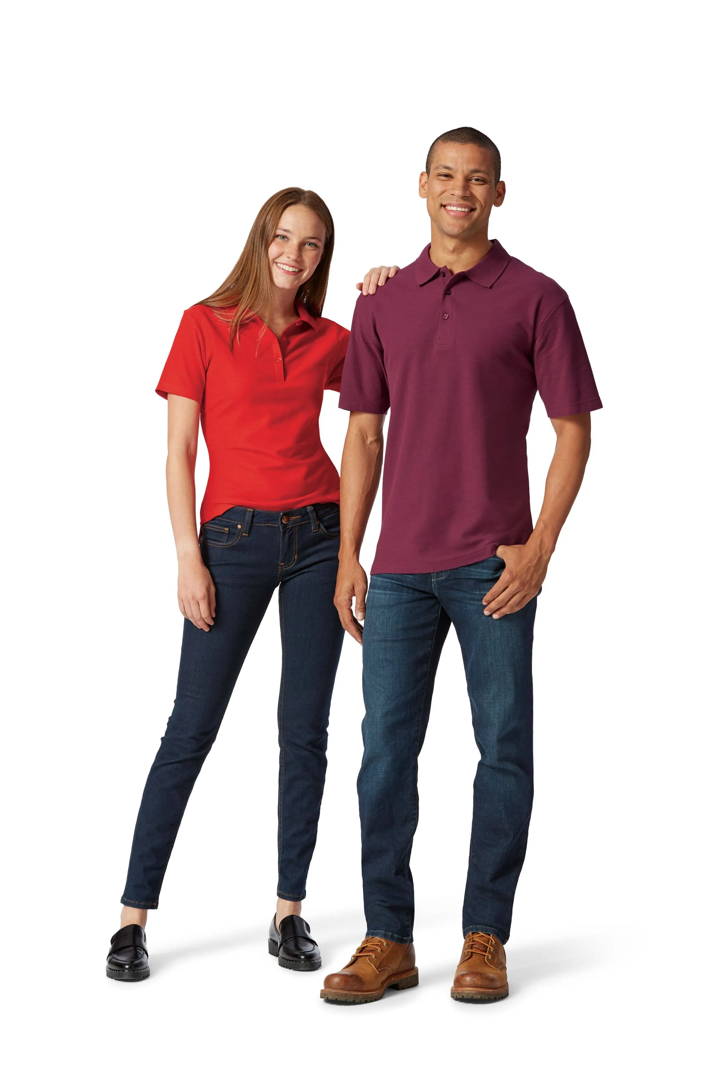 100% Cotton Pique Short Sleeve Polo