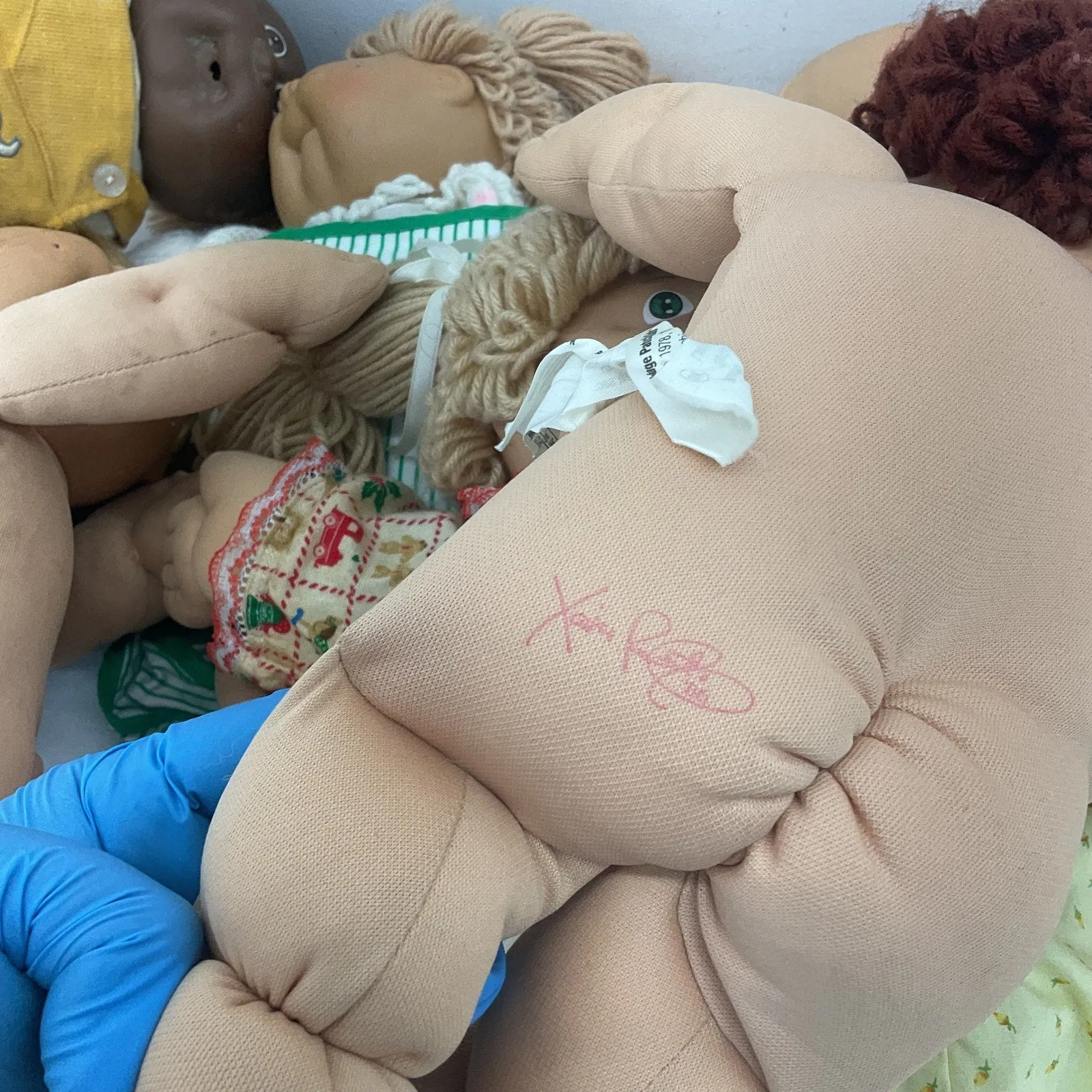 14 lbs Cabbage Patch Kids CPK Preowned Baby Dolls LOT Boys Girls Blonde Brunette