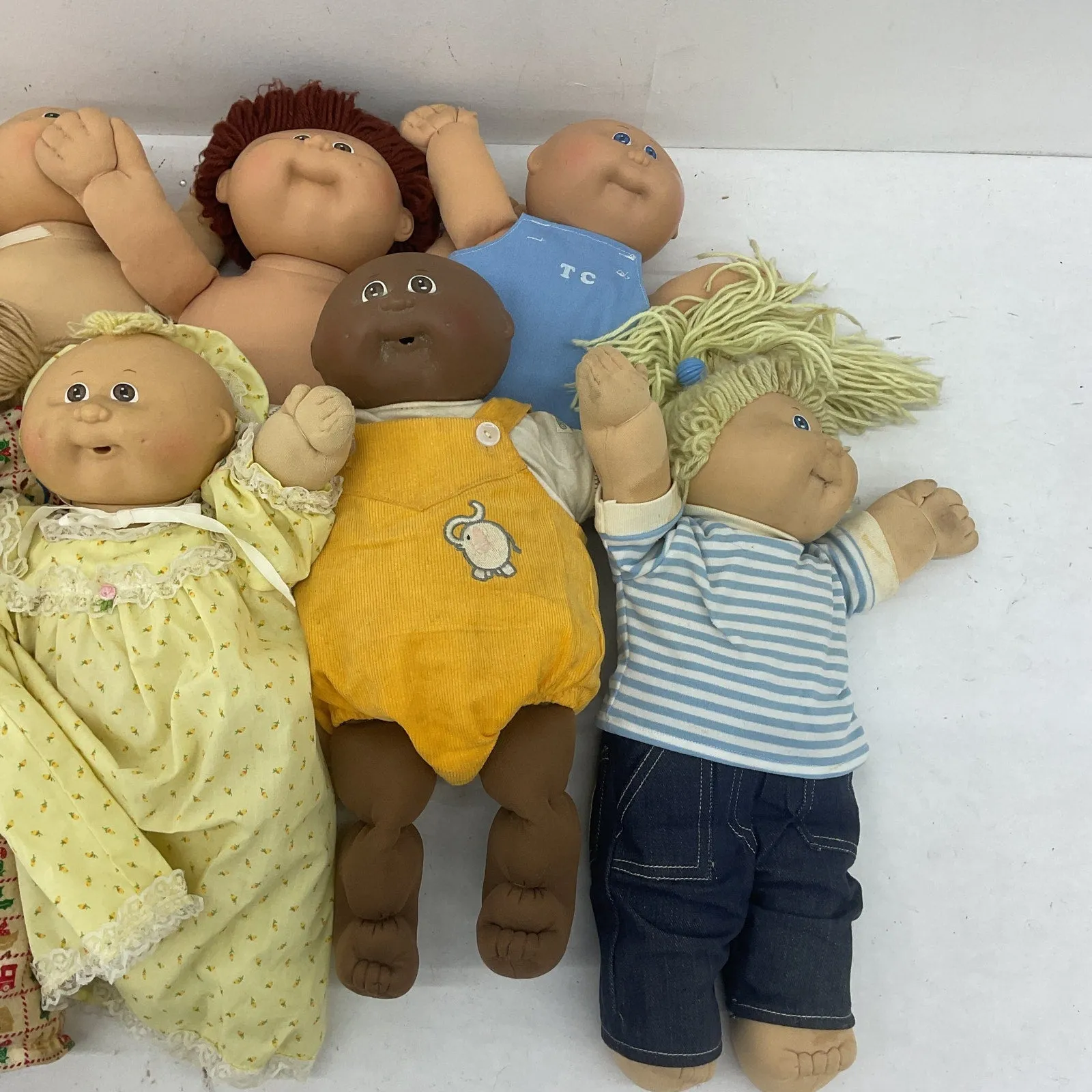 14 lbs Cabbage Patch Kids CPK Preowned Baby Dolls LOT Boys Girls Blonde Brunette