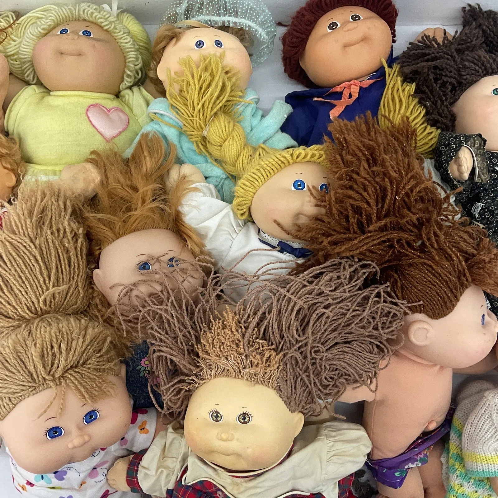 15 lbs Cabbage Patch Kids CPK Preowned Baby Dolls LOT Boys Girls Blonde Brunette