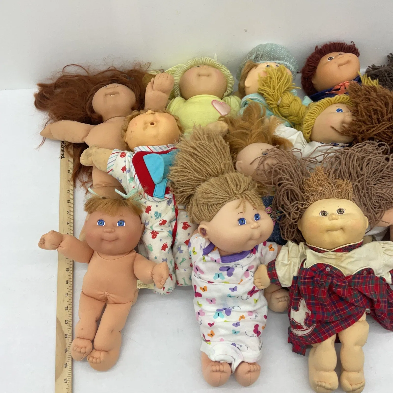 15 lbs Cabbage Patch Kids CPK Preowned Baby Dolls LOT Boys Girls Blonde Brunette