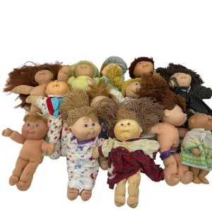 15 lbs Cabbage Patch Kids CPK Preowned Baby Dolls LOT Boys Girls Blonde Brunette
