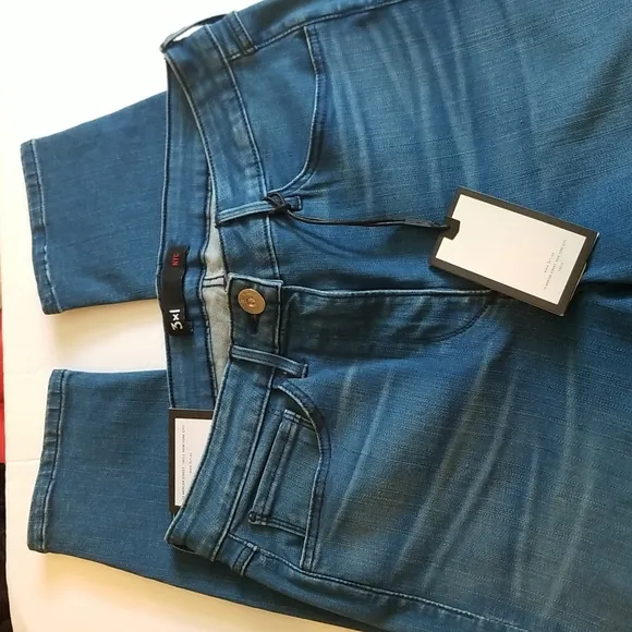 3×1 Crop Pencil Jeans size 27 Stretch Skinny Blue Argos