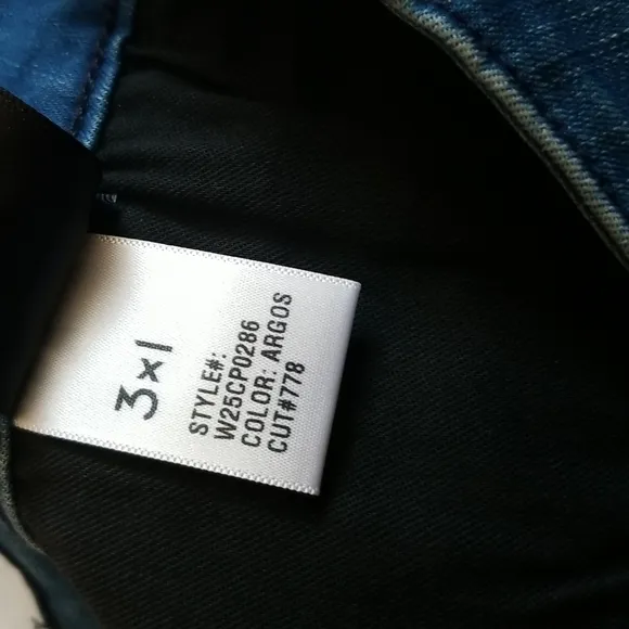 3×1 Crop Pencil Jeans size 27 Stretch Skinny Blue Argos