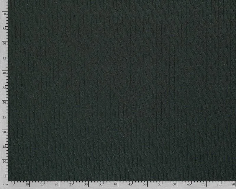 52CM BORDEAUX REMNANT CABLE JUMPER KNIT FABRIC