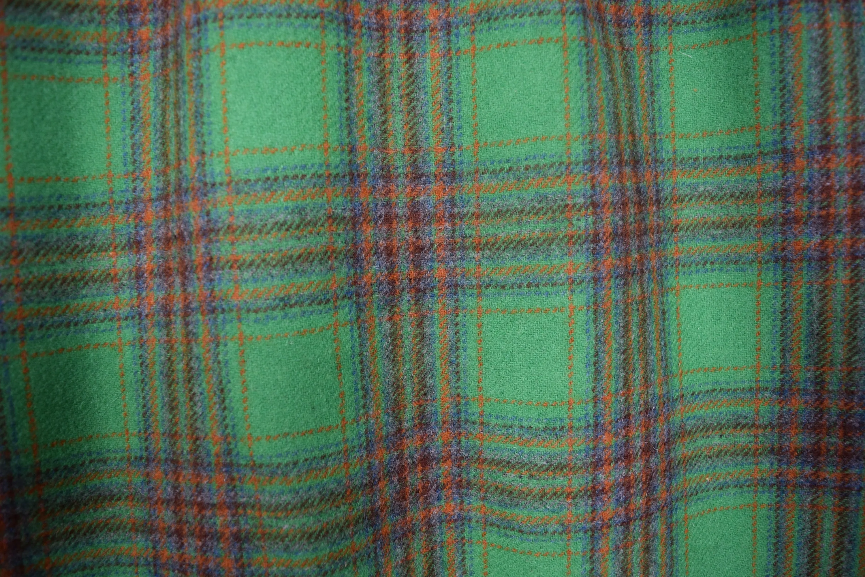60’s PLAID PENCIL SKIRT / 25