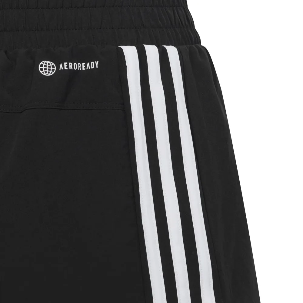 Adidas Girls Essential Aeroready 3 Stripe Shorts