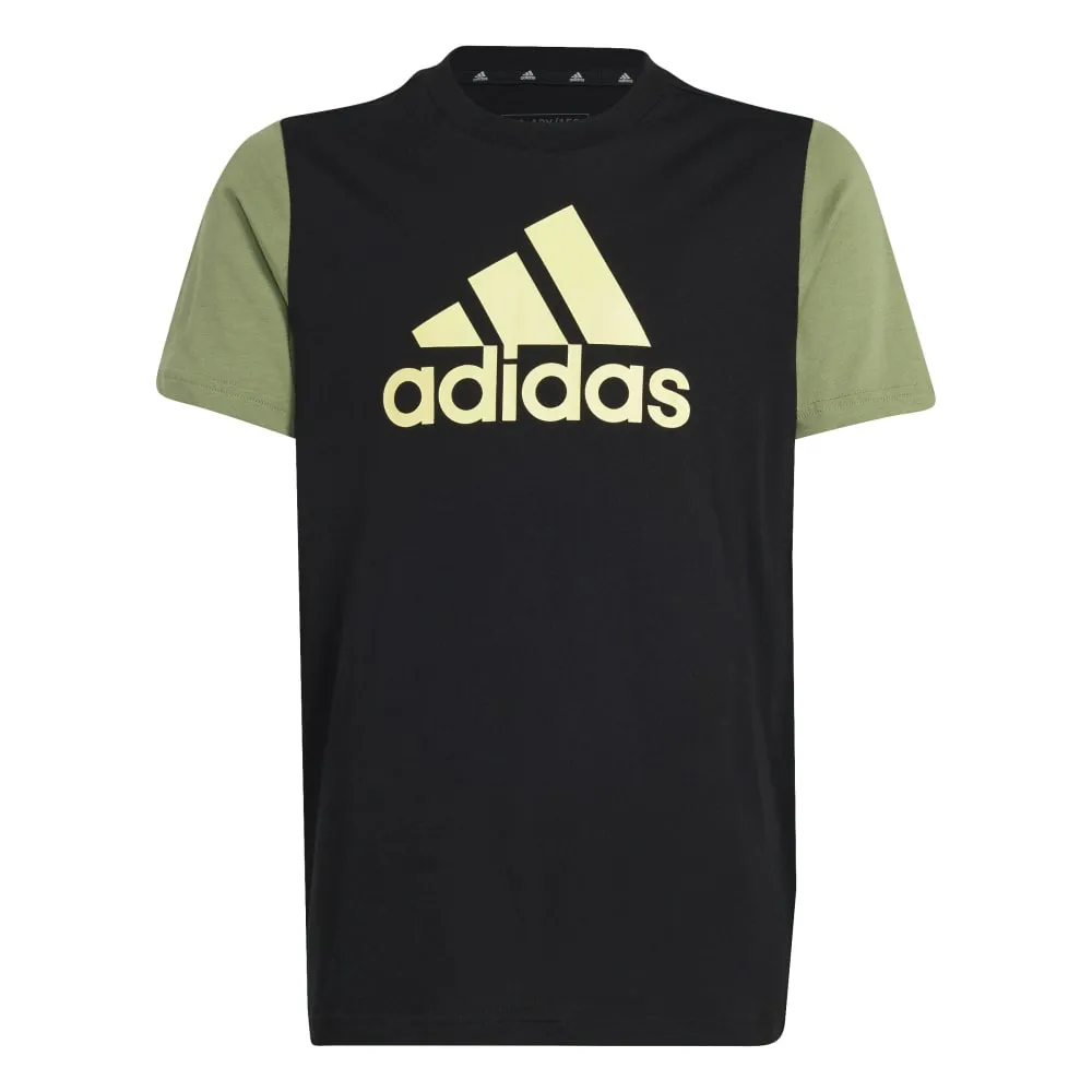 Adidas Kids Essentials Big Logo Colour Block T-Shirt