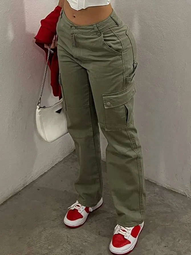Adèle High Waisted Cargo Pants