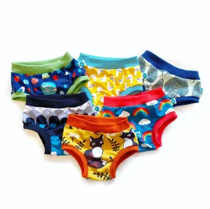 Age 7-8 Children's Unisex Organic Pants - Mixed Pack of 3 | Ethical Kids Underwear