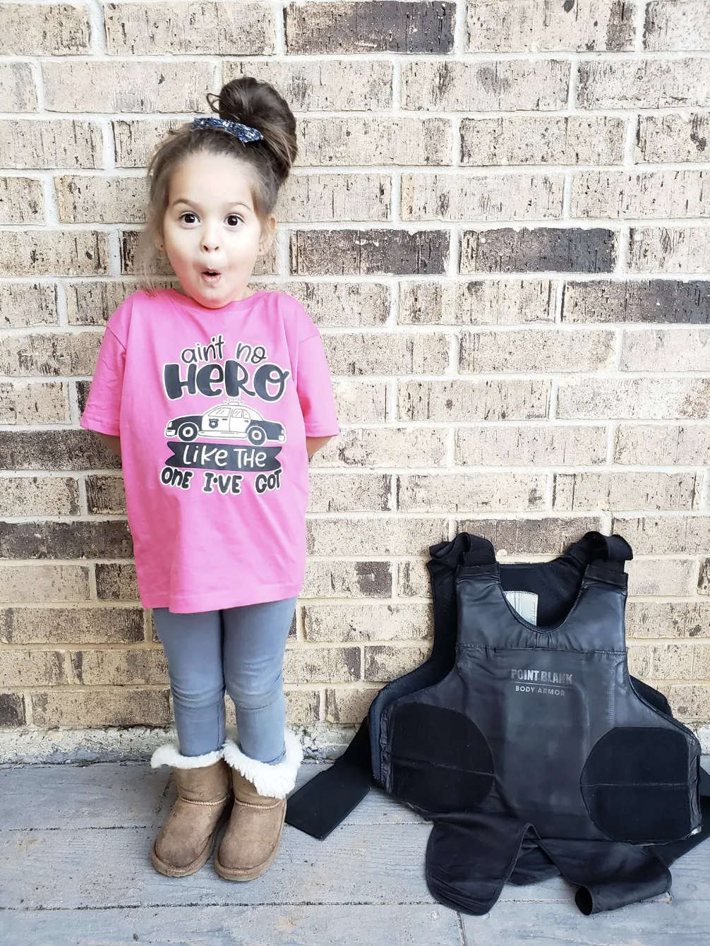 Ain't No Hero Like The One I've Got © Toddler Tee (Police)