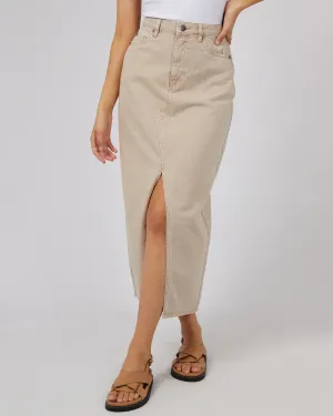 All About Eve Pia Maxi Skirt Beige