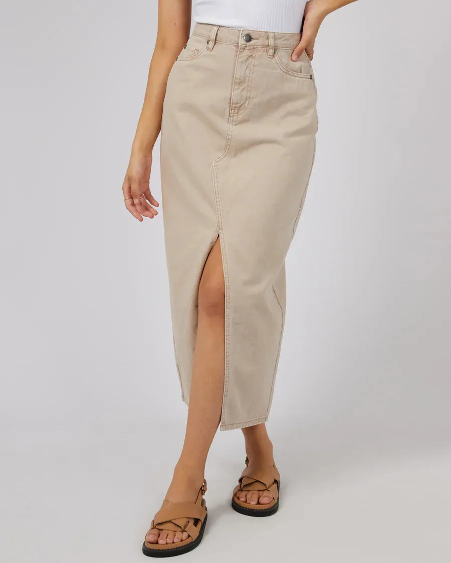 All About Eve Pia Maxi Skirt Beige