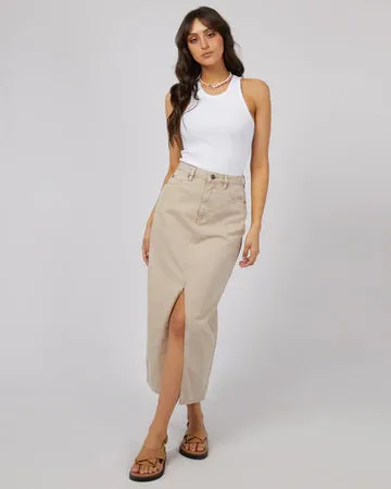 All About Eve Pia Maxi Skirt Beige