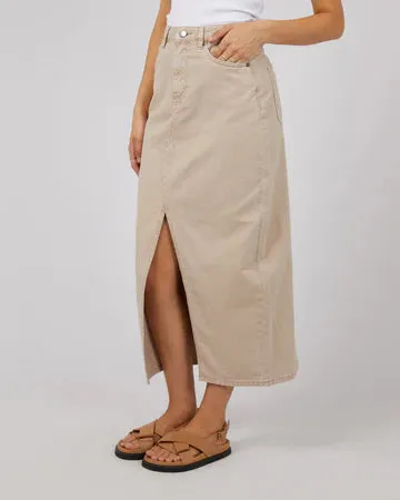 All About Eve Pia Maxi Skirt Beige