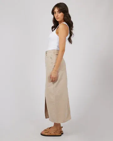 All About Eve Pia Maxi Skirt Beige