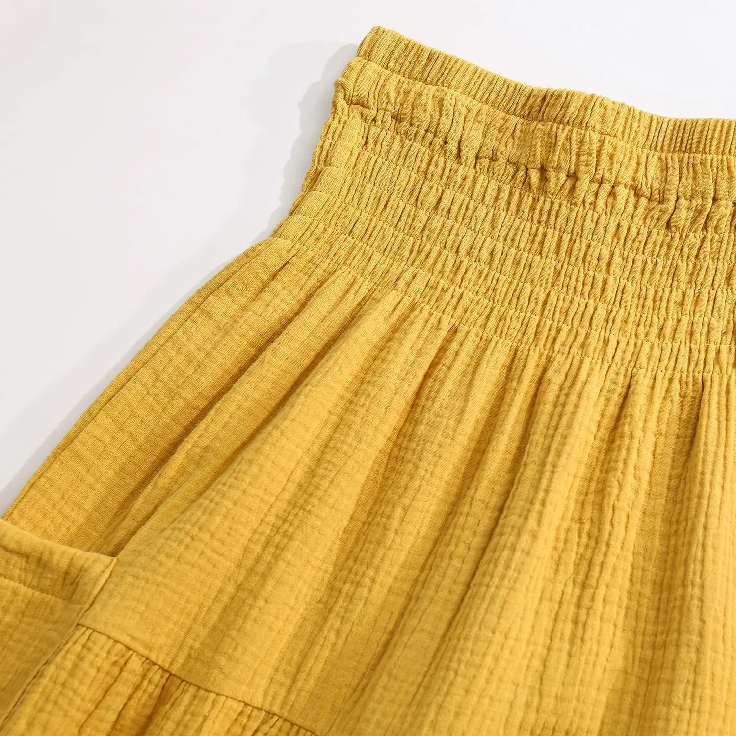 Amazhiyu Womens Maxi Boho Skirt Summer Flowy Renaissance Skirt