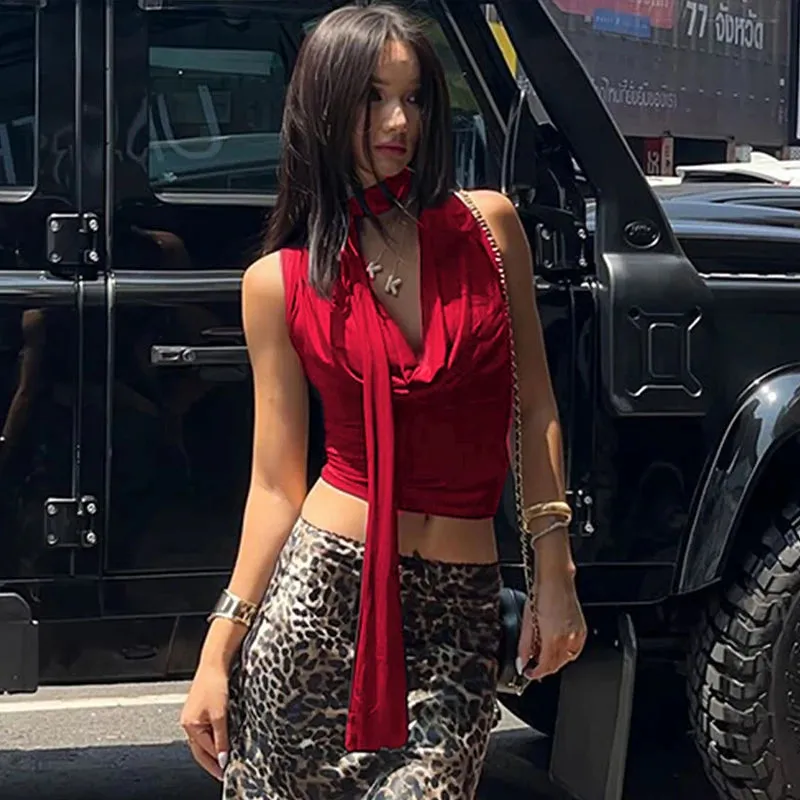 Amelia - Sexy Sleeveless V-Neck Tank Top
