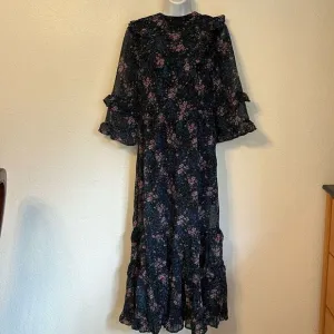 American Eagle AE Studio Cottagecore Floral Prarie Maxi Dress Small