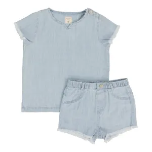Analogie Boys Fringe Set - Light Wash (Lightweight Denim Collection)