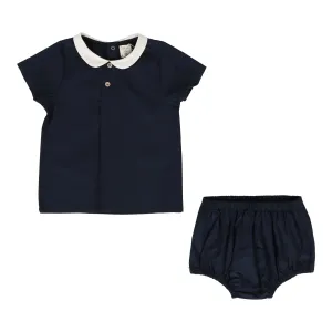 Analogie Peter Pan Boys Set - Navy (Poplin Collection)