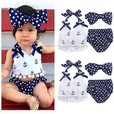 Anchor Top And Polka Dot
