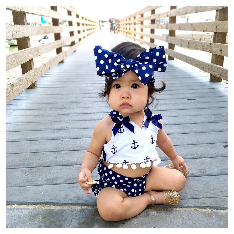 Anchor Top And Polka Dot