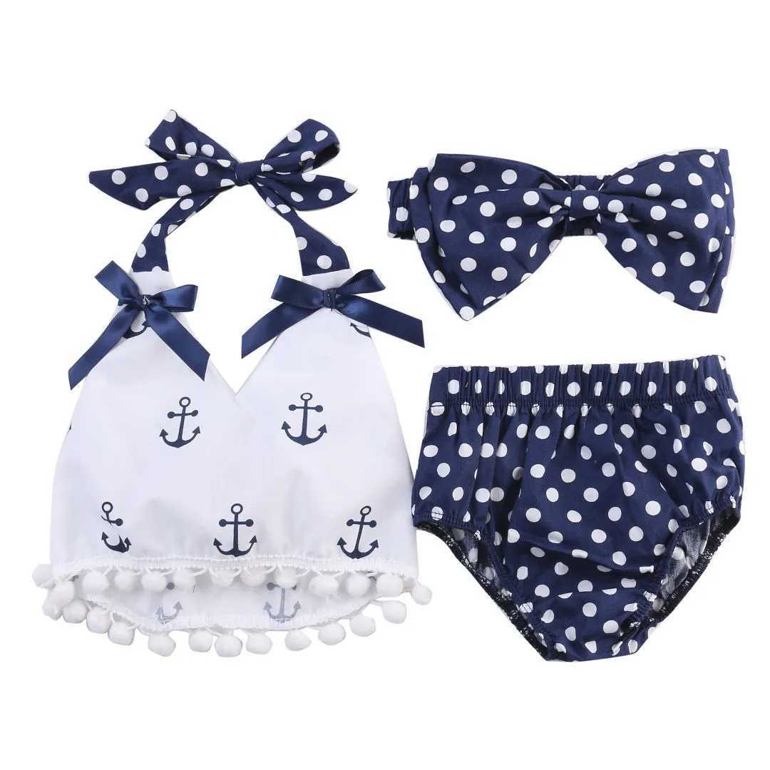 Anchor Top And Polka Dot