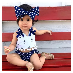 Anchor Top And Polka Dot