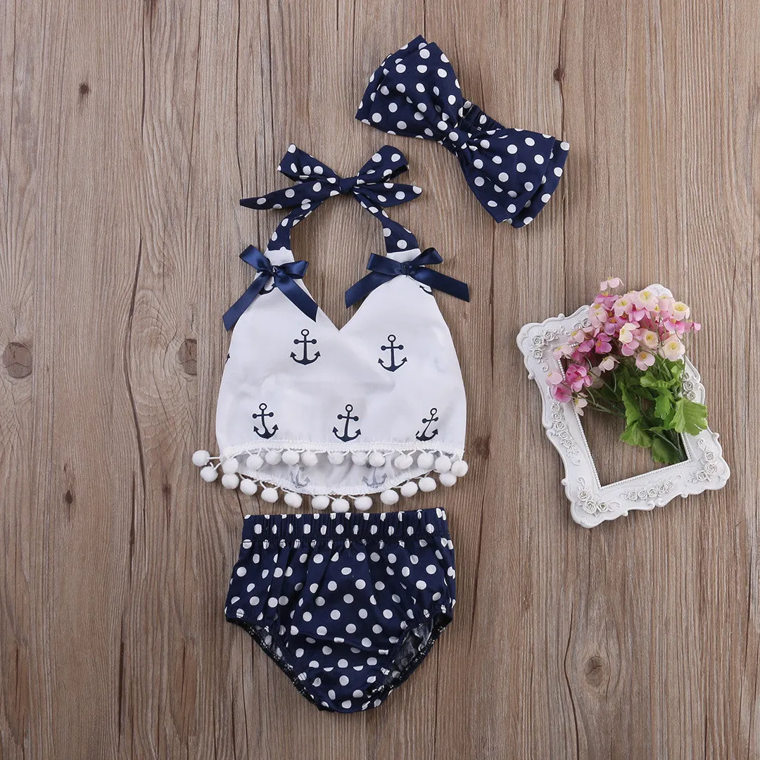 Anchor Top And Polka Dot