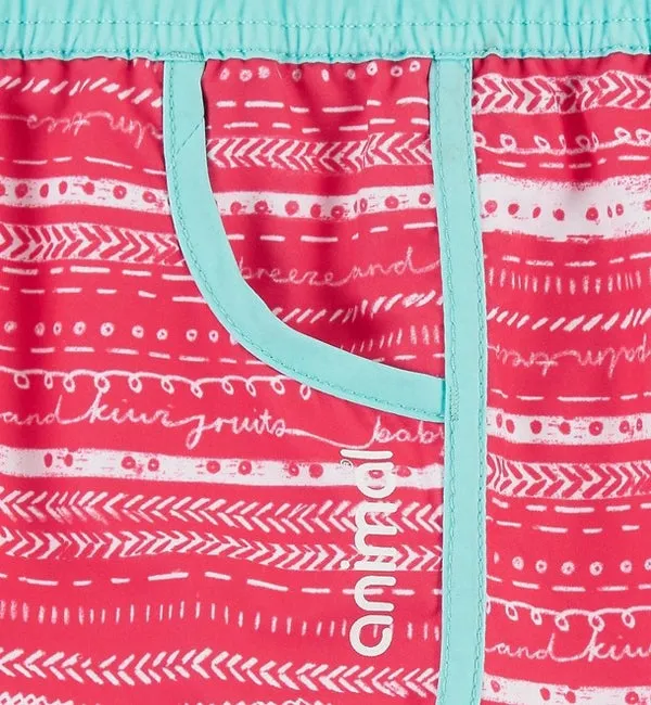 Animal Cali Dreamer Girls Elasticated Waist Boardshorts