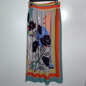 Anthropologie Maeve Floral Travel Maxi Skirt Size Small