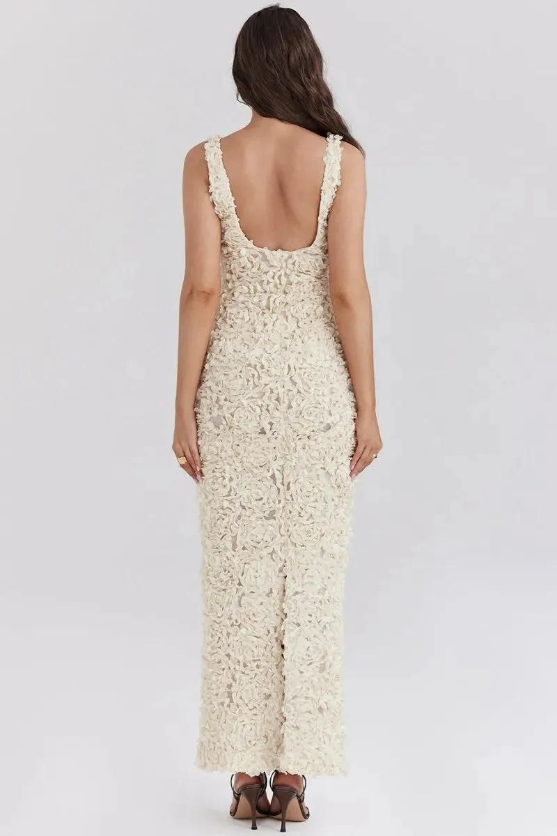 Arelith Glamour A-Line Floral Maxi Dress