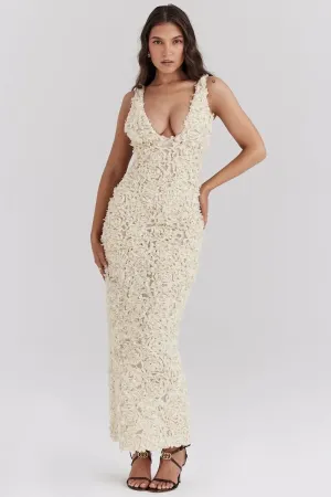 Arelith Glamour A-Line Floral Maxi Dress