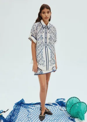 Arlie Shirt (Navy/Cream)