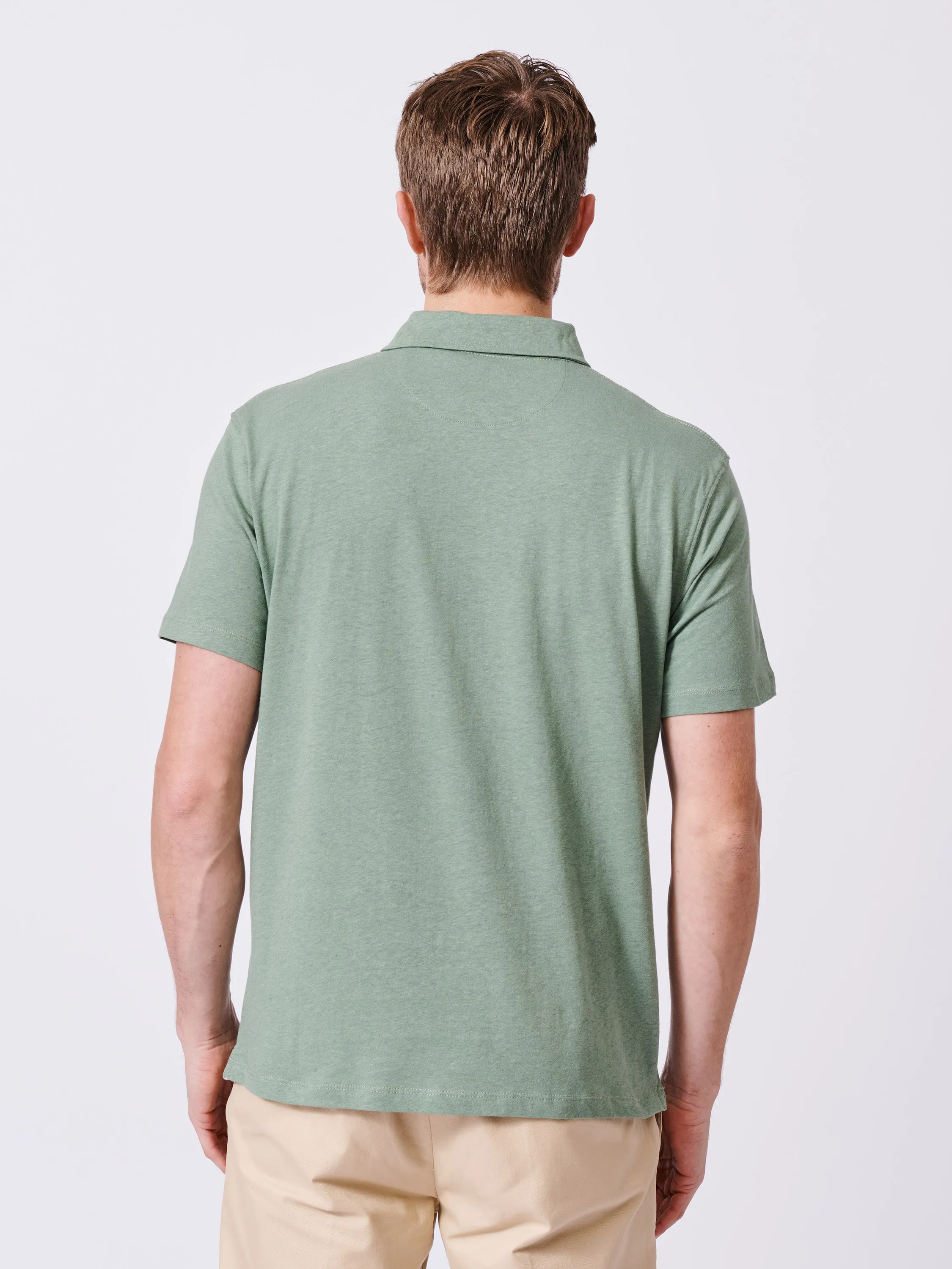 Arnold Cotton Linen Polo