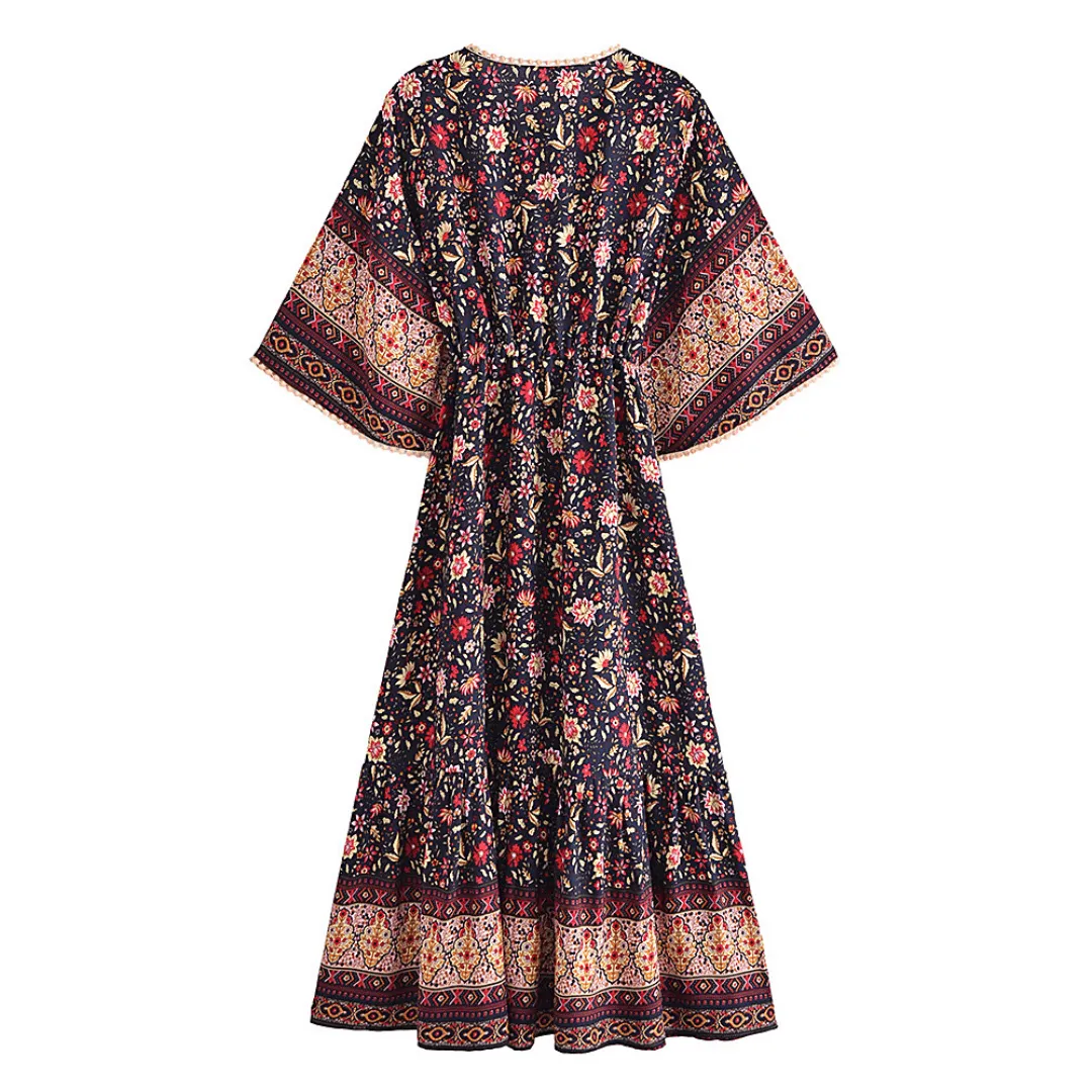 Astrantia Floral Maxi Dress