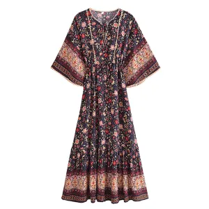 Astrantia Floral Maxi Dress