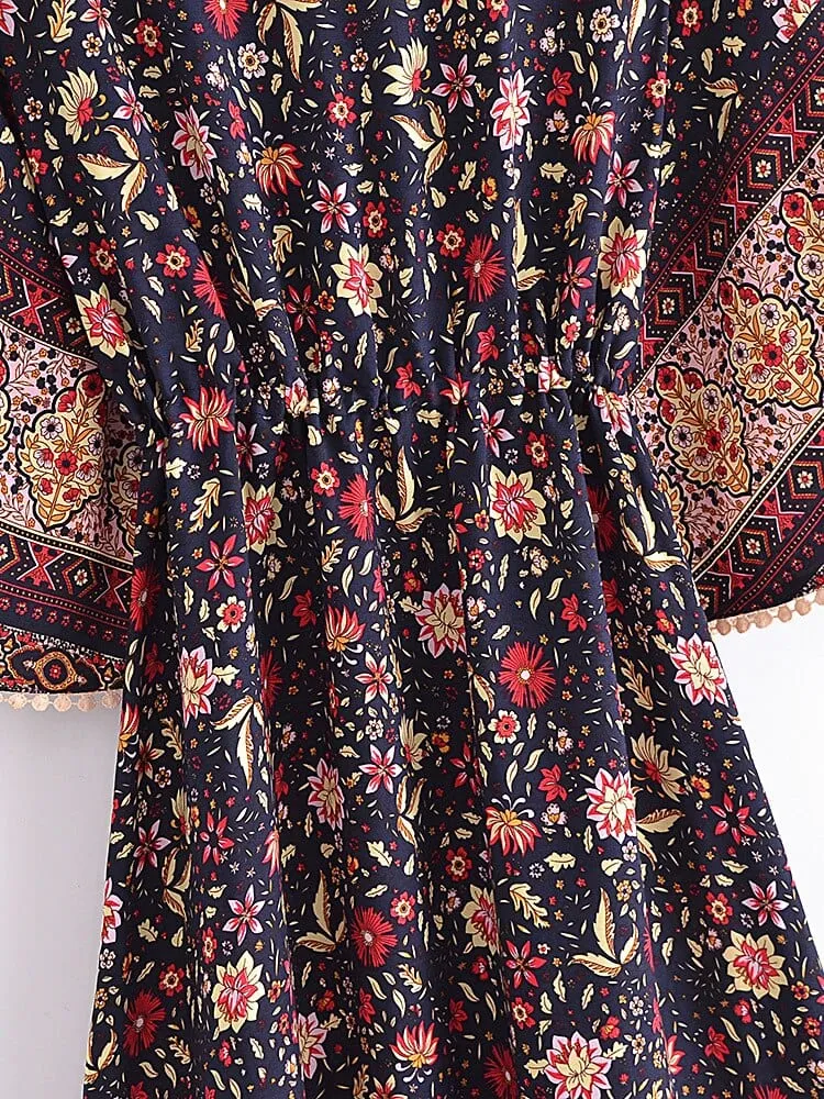 Astrantia Floral Maxi Dress