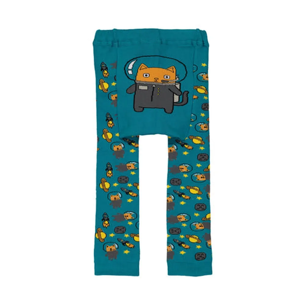 Astronaut Cat Knit Toddler Leggings