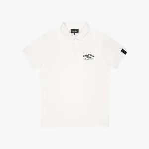 ATELIER MILANO CHAIN POLO | WHITE/BLACK