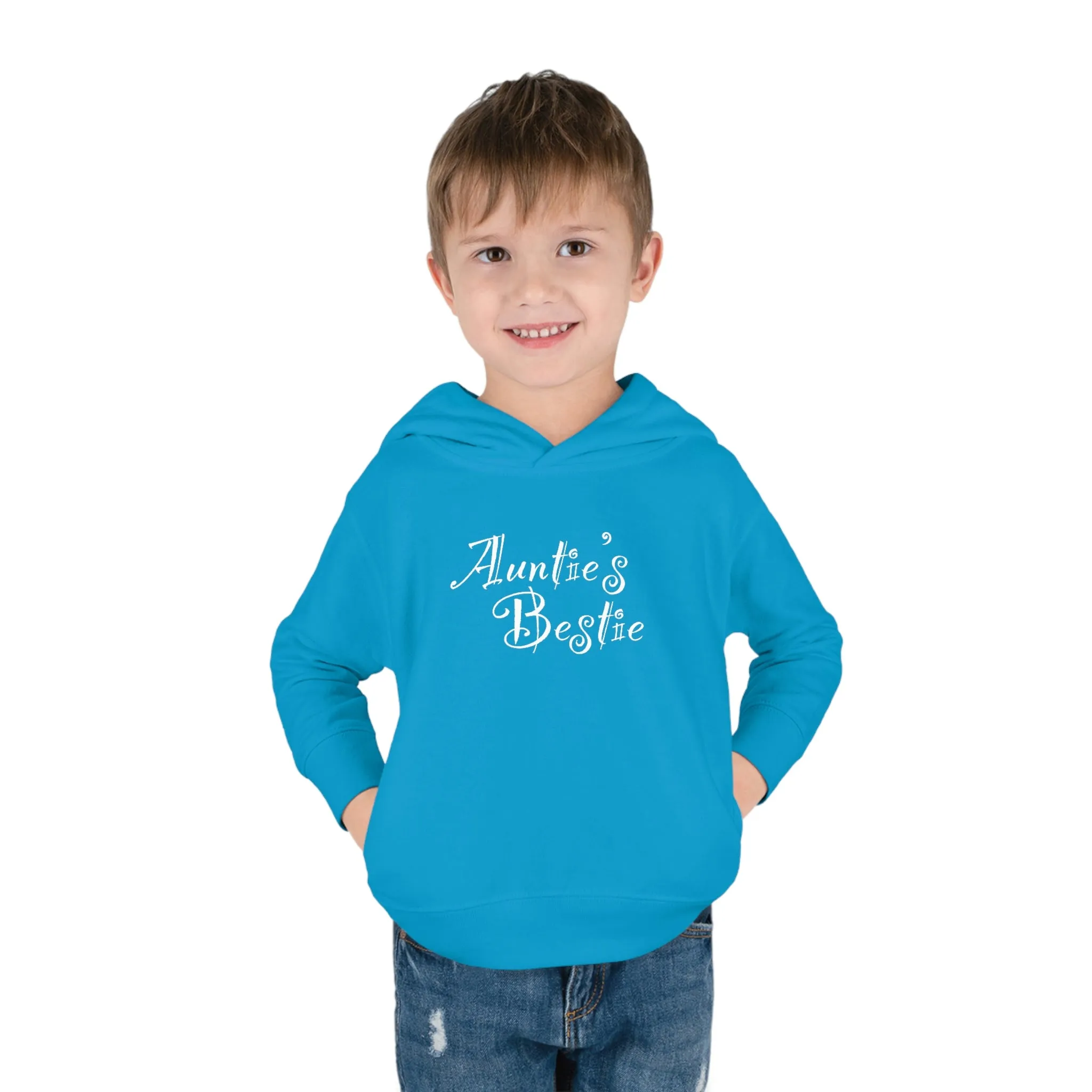 Auntie's Bestie - Toddler Pullover Fleece Hoodie