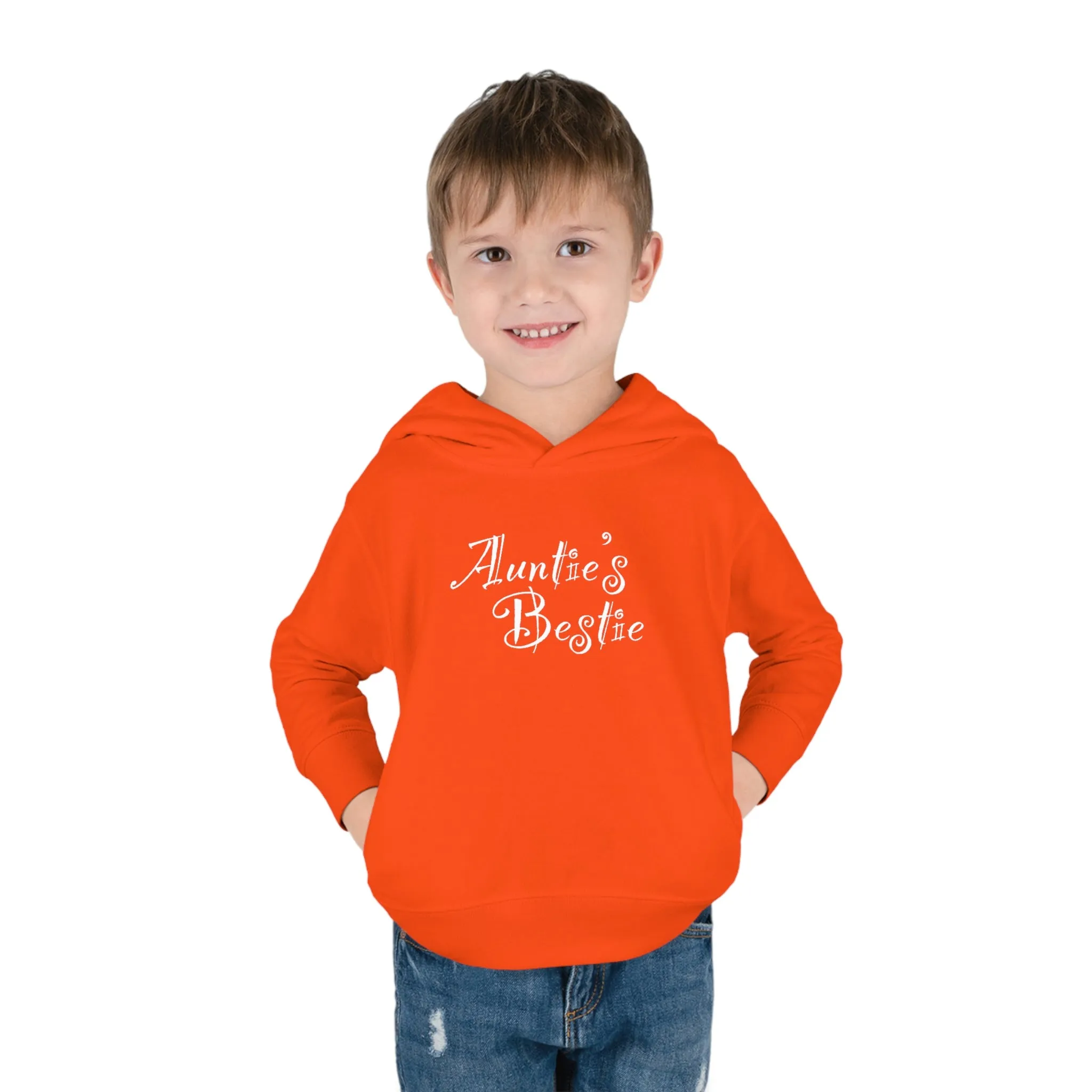 Auntie's Bestie - Toddler Pullover Fleece Hoodie